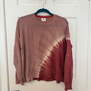 Women’s Sundry Tie-Dye Sweater Pink